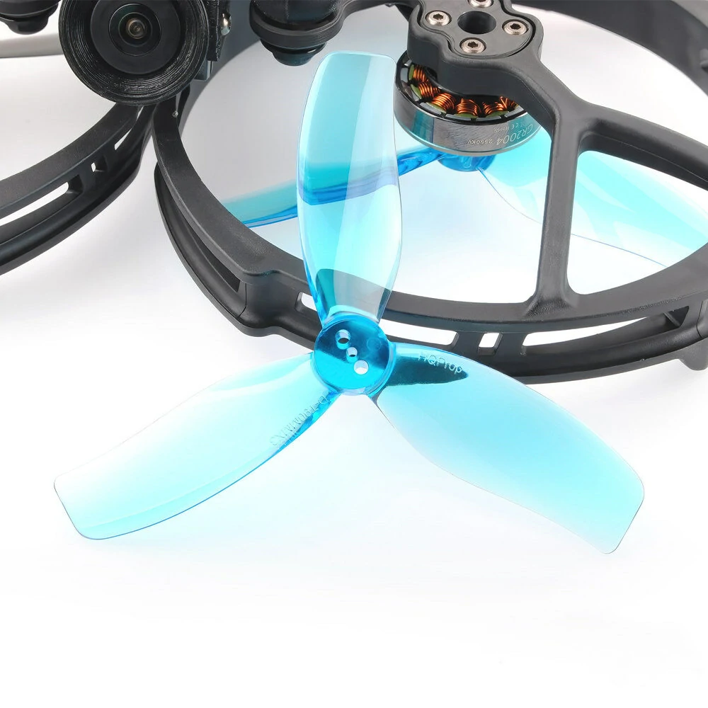 Drone Racing Propeller - 2 Pasang HQProp Duct-T90mmx3 Baling-Baling Biru